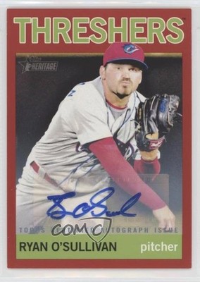 2013 Heritage Minor League Edition Real One Red 9/10 Ryan O'Sullivan Auto 0f6