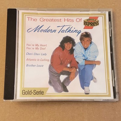 RARE! Modern Talking  -The Greatest Hits Of- CD SYNTH POP ARIOLA GERMANY VG+!