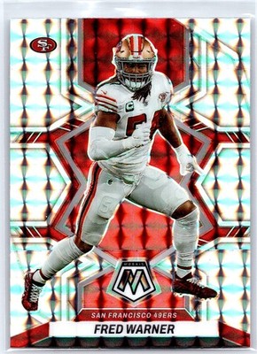 FRED WARNER 2022 Mosaic Prizm Mosaic San Francisco 49ers Football Card #222