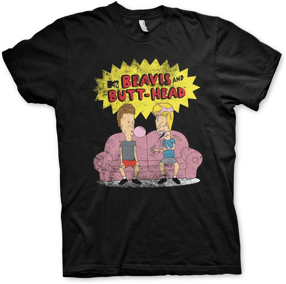 Beavis and Butt-Head T-Shirt Black - Bild 1 von 1
