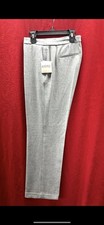 KASPER PANTS/ FRONT POCKETS/GREY /SIZE 12/INSEAM 30/ 89/NEW W TAG/ZIPPER