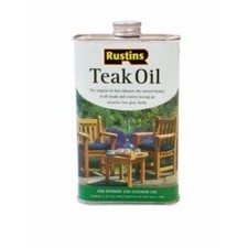 Rustins Teak Oil 250ml 51.96 per litre