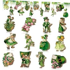 36 Pcs Vintage St. Patrick's Day Ornaments for Tree St. Patrick's Day Green