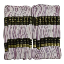 Anchor Threads Hand Cross Stitch Stranded Cotton Embroidery Floss Sewing,25 Pcs