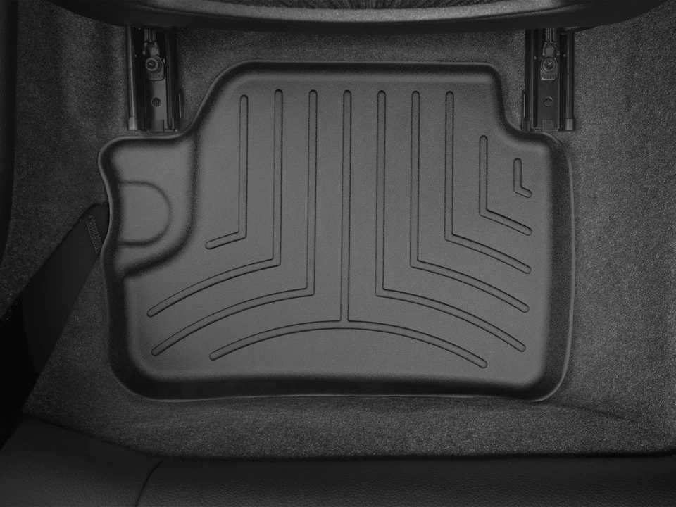WeatherTech FloorLiner for 2014-2016 BMW M235i - 2nd Row, Black - Image 2 of 4
