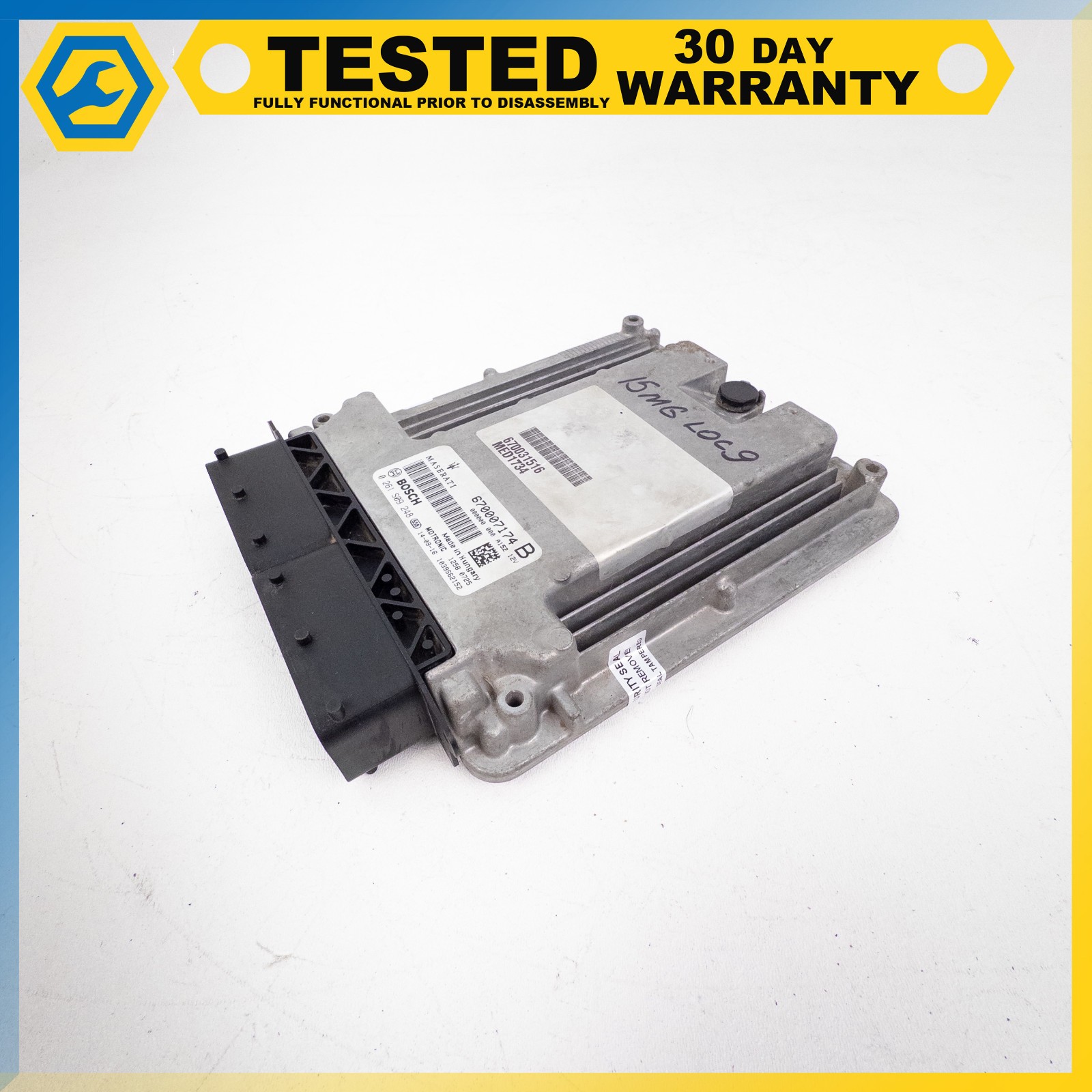 14-17 MASERATI GHIBLI 3.0L ECU ECM Engine Computer Control Module OEM
