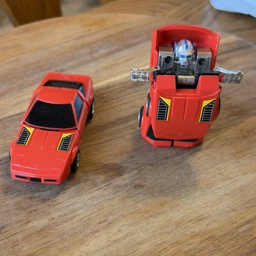 1984 Vintage GoBots Tic Tac  Corvette Action Figure 2 Pack