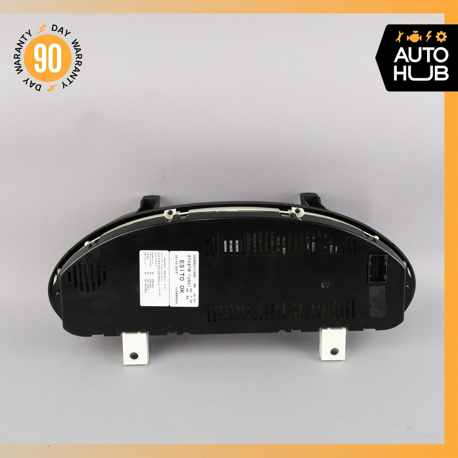 10-12 Maserati GranTurismo M145 4.7L Instrument Cluster Speedometer OEM 58k