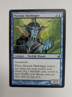 Magic Mtg Lorwyn Merrow Harbinger    lightly played