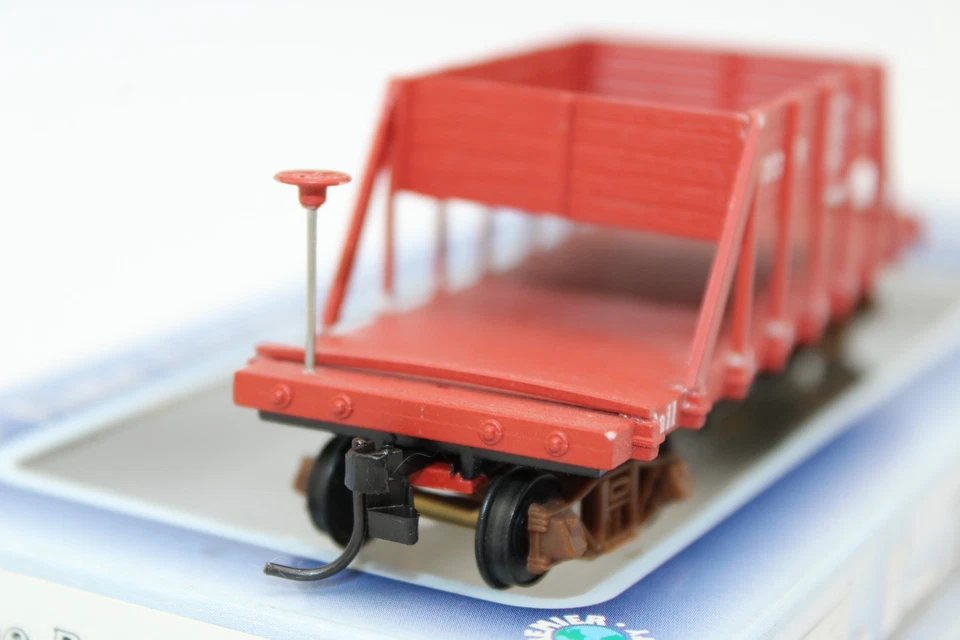 IHC HO Scale LV Lehigh Valley Railroad Old Time Rail & Tie Car #1222 - Image 3 of 4