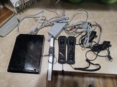 Nintendo Wii Black Console Bundle