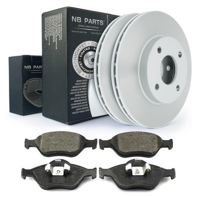 Bremsscheiben Bremsbeläge vorn 258 für Ford Courier Fiesta 4 5 Fusion Ka Mazda 2