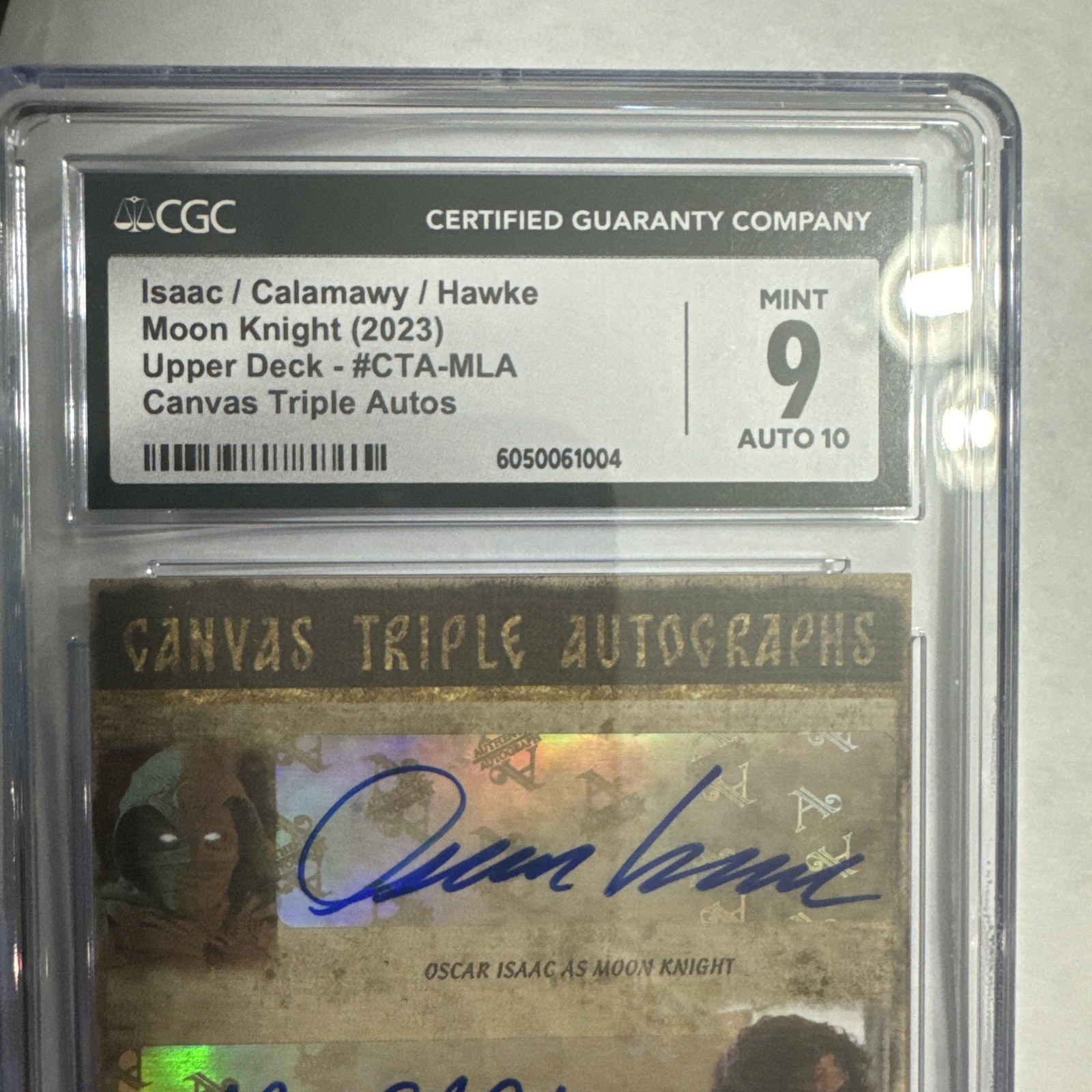 2023 CGC 9 10 Moon Knight 4/15 May Calamawy Oscar Isaac Ethan Hawke Auto MCU view 4