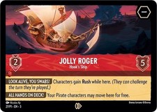 Jolly Roger - Hook's Ship Cold Foil Promo Disney Lorcana Promo Cards 27 NM Nicol