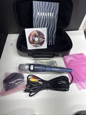 MAGIC SING Karaoke Microphone With Cables, Adapter, Bag  Book