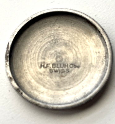 Vintage H F Bluh Watch Case Back