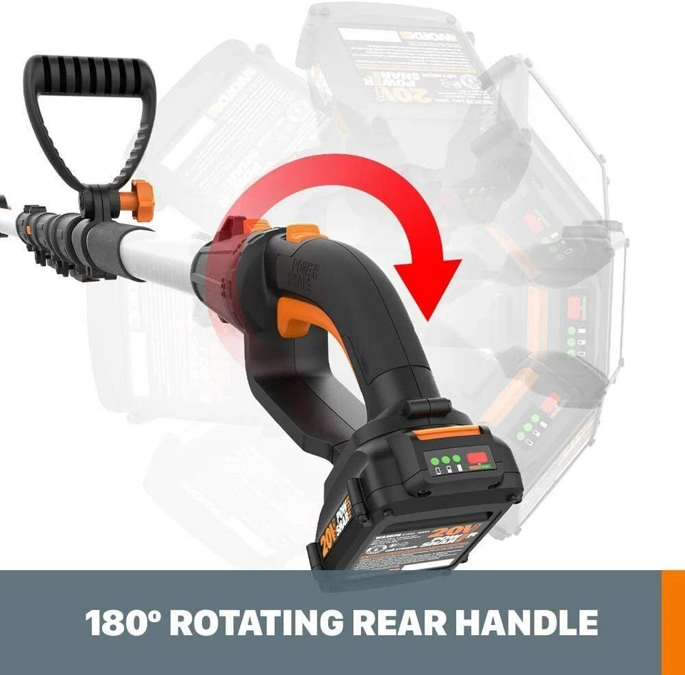 Sierra de poste y motosierra inalámbrica WG349.9 Worx 20V PowerShare 8" (solo herramienta) Foto 3 de 4