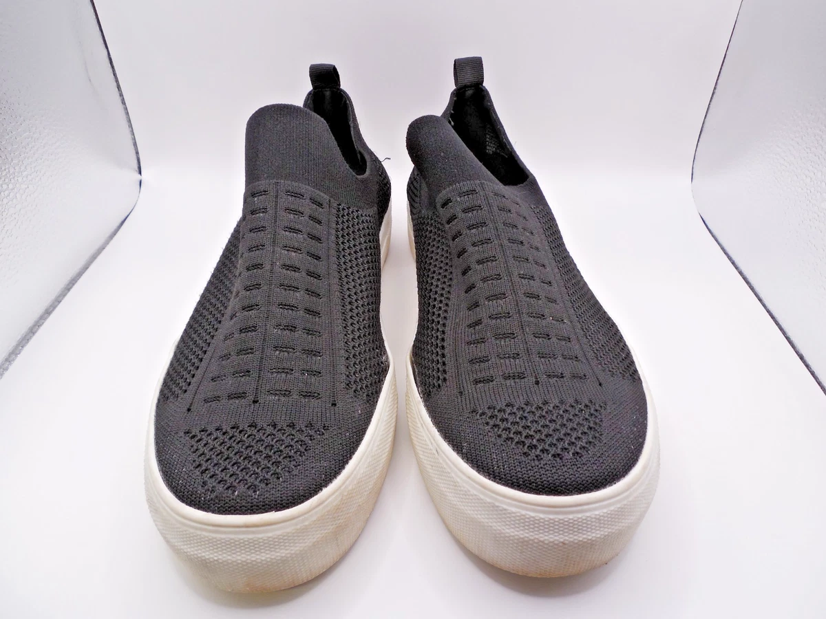 Steve Madden Daray Slip On Mesh Shoes Black Men display picture 1