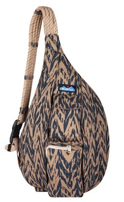 NWT KAVA Chevron Shore Rope Sling Crossbody Bag All Over Print