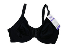 Olga Women's Signature Support Satin Bra 38C NEW Black