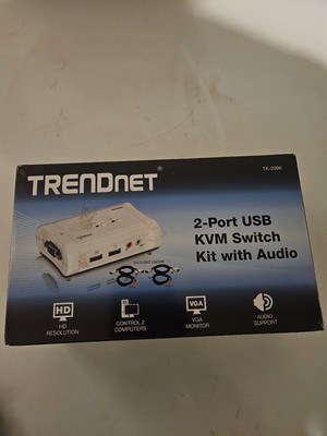 TRENDnet  TK (TK209K) 2-Ports External KVM / audio switch PS/2