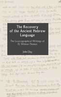 John Day | The Recovery Of The Ancient Hebrew Language | Buch | Englisch (2013)