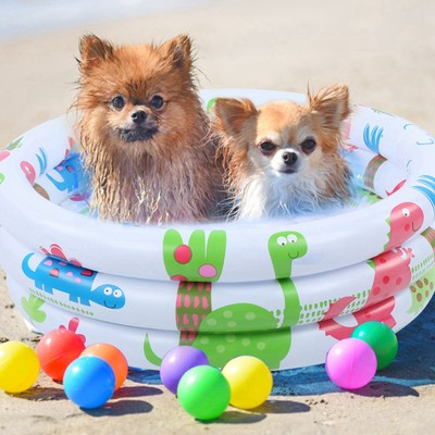 #ad Round Inflatable Baby Toddlers Swimming Pool Portable Inflatable Children Little