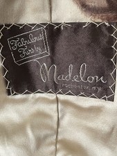 Madelon Glistening Natural Mahogany Mink Fur Stole Wrap Shawl with Collar