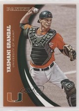 2015 Panini Miami Hurricanes Yasmani Grandal #14 0s5