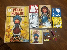 VTG 1970s Holly Hobbie Colorforms Toy Dress-Up Kit by Mattel Paper Doll