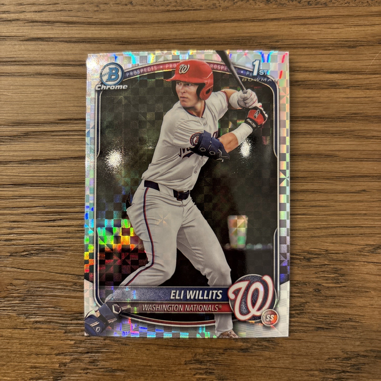 2025 Bowman Draft - Chrome Eli Willits #BDC-1 X-Fractor (RC)