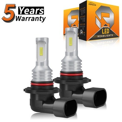 AUIMSOCO 9005 HB3 LED Headlight Super Bright Bulbs Kit 6500K White HIGH/LOW Beam