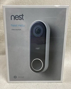 Google Nest Hello Smart Wi-Fi Video Doorbell (NC5100US) New Sealed