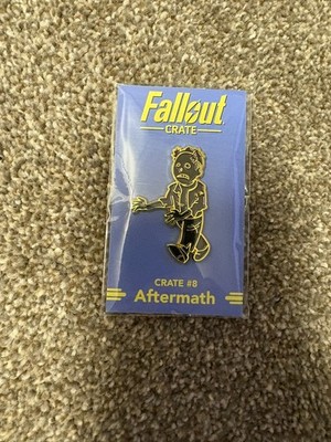 Fallout Loot Crate Exclusive Crate #8 Aftermath Perk Pin - 3 4 Vegas 76