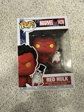 Marvel Holiday Red Hulk con muñeco de nieve Funko Pop! Figura Vinilo #1439