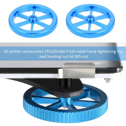 2 Pcs Hand- Set Aluminum Printer Bed Leveling Nuts - Afbeelding 8 van 12