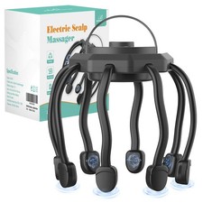 Electric Head Scalp Massager w/ 3 Modes, Portable Stress Relax Head Scratcher
