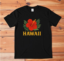 Hawaii Hibiscus Flower T-Shirt | Tropical Hawaiian Graphic Tee | Aloha Souvenir