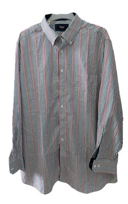 WALBUSCH Extraglatt Hemd Comfort Fit, mehrfarbig gestreift, Gr. 45/46 - 2XL