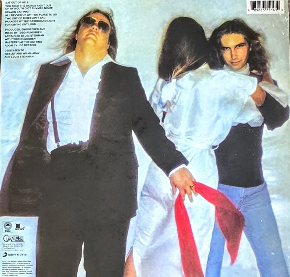 MEAT LOAF BAT OUT OF HELL - 180-GRAM VINYL LP " NEW, SEALED " - Image 2 of 2