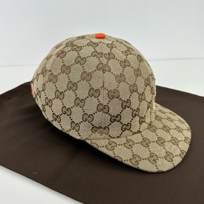 Gucci x The North Face GG Monogram Canvas Baseball Cap Beige Size