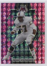 2023 Panini Mosaic Pink Camo Mosaic Prizm Dwight Stephenson #148 HOF 03wo