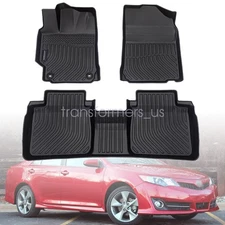 TPE Front & 2nd Floor Mats Liners For 2012 2013 2014 2015 2016 2017 Toyota Camry