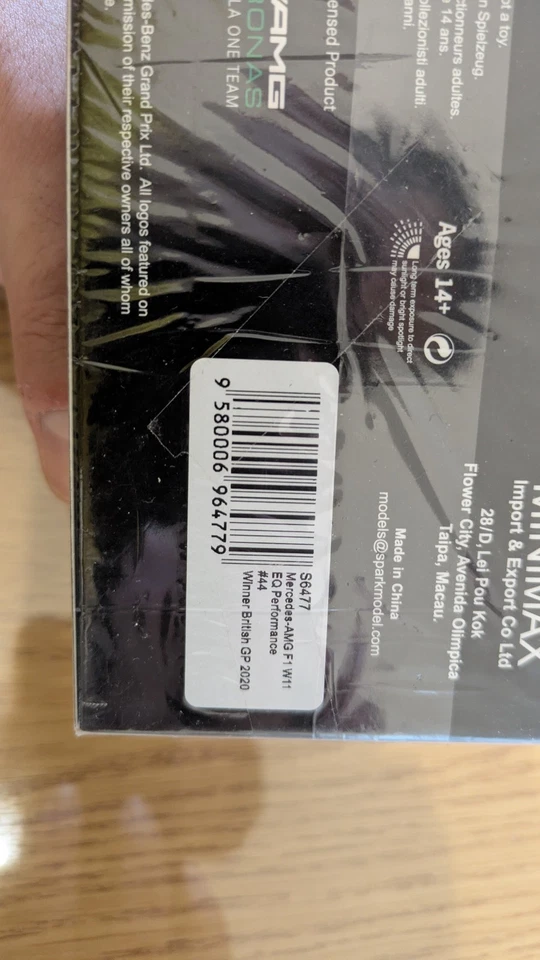 SPARK Mercedes AMG W11 #44 Hamilton Winner British GP 2020 1/43 - F1 S6477 - Immagine 3 di 4