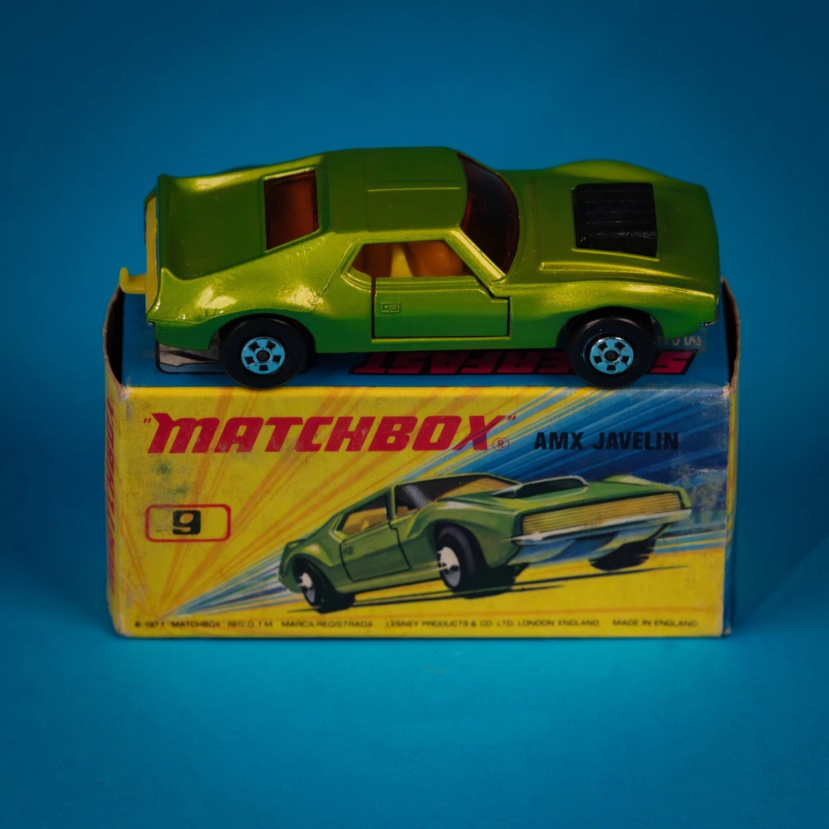 ミニカー MATCHBOX 1972 Superfast AMX JAVELIN 9-B Matchbox Superfast Amx Javelin for sale | eBay