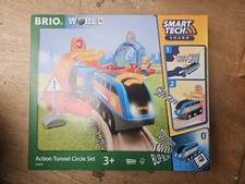 Image of Brio World Action Tunnel Circle Set 33974 Wooden Train Railway 2020 New