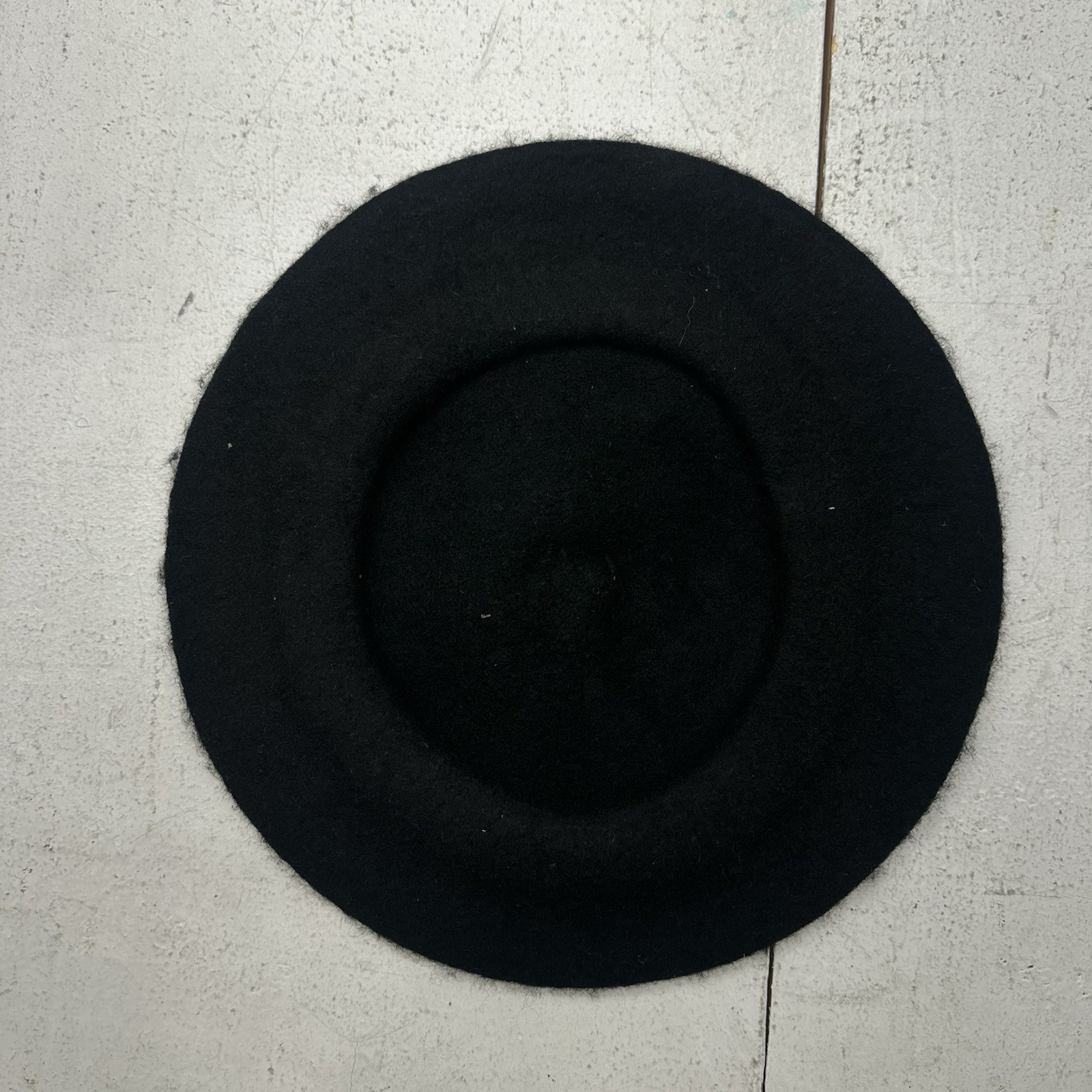 Solid Black Fleece Basic French Style Plain Beret… - image 2
