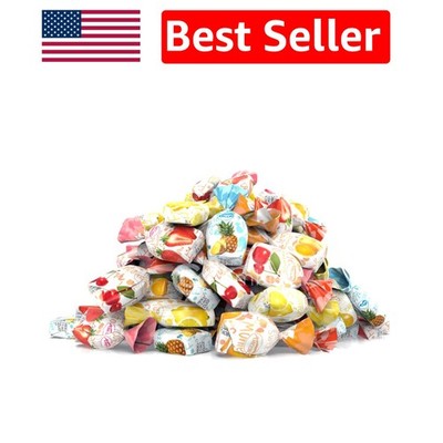 Resealable 4 lbs Assorted Fruit Hard Candy - Perfect for All Ages and Occasions