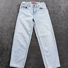 Empyre Boys Straight Light Blue Jeans Size 25 Adjustable Waist Denim Casual