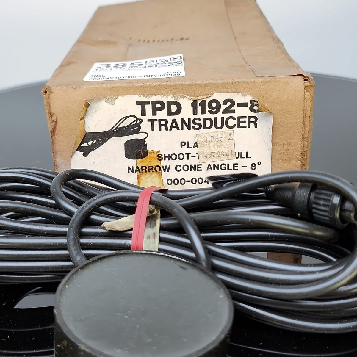 Lowrance TPD 1192-8 Transducer 000-0040-20 192kHz 2-Pin Shoot-Thru